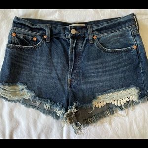 Free People Jean Shorts